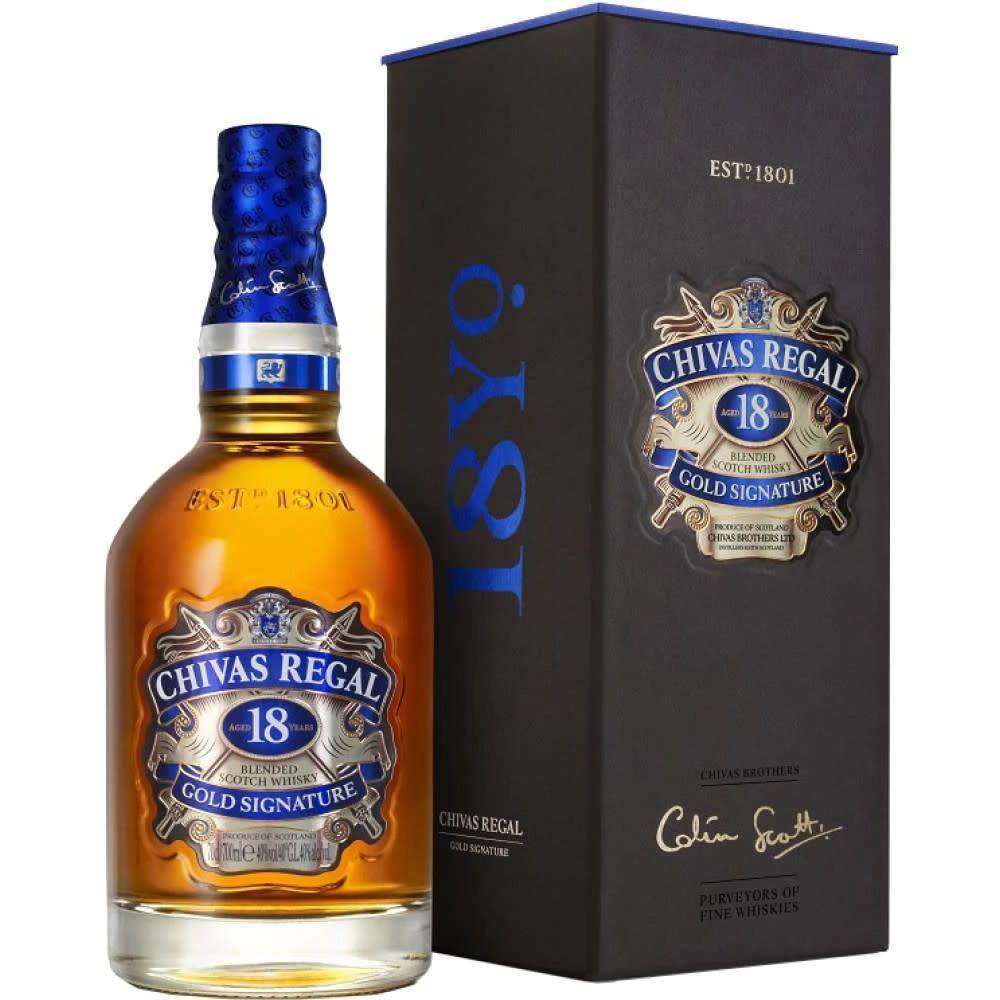 CHIVAS REGAL 700ml, 1L, 12, 18 Years