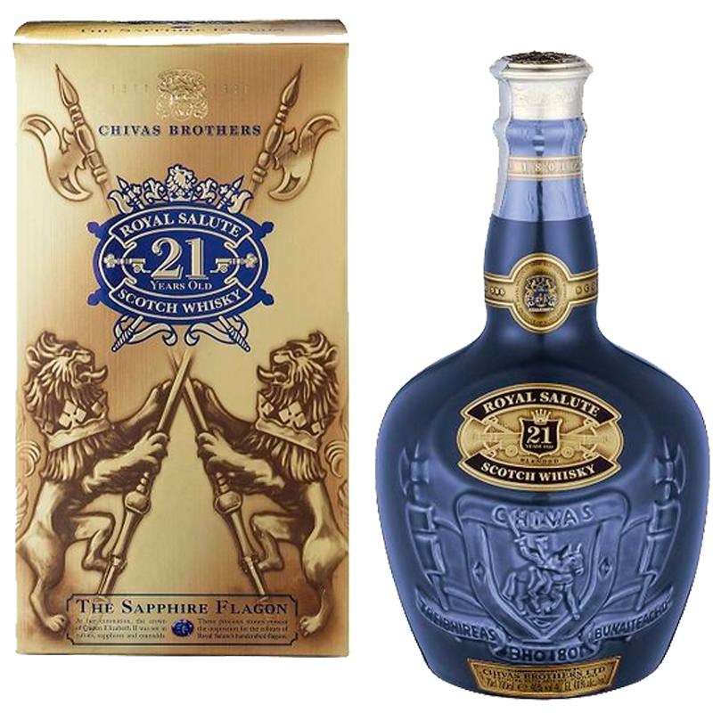 CHIVAS ROYAL SALUTE 700ml, 1L, 21 Years