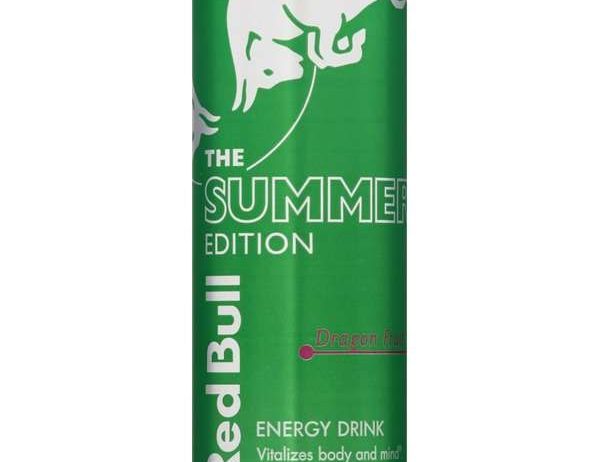 Red Bull Energy Drink in Dragon Fruit flavor comes in 8.4 Fl Oz cans. It provides a boost of energy and flavor.