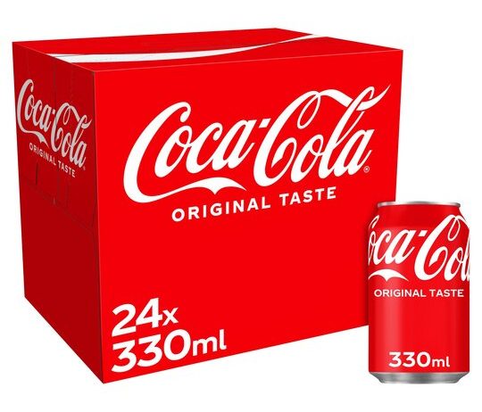 Coca-Cola 330 ml is a classic soft drink in a convenient size. It is a refreshing beverage for any occasion.